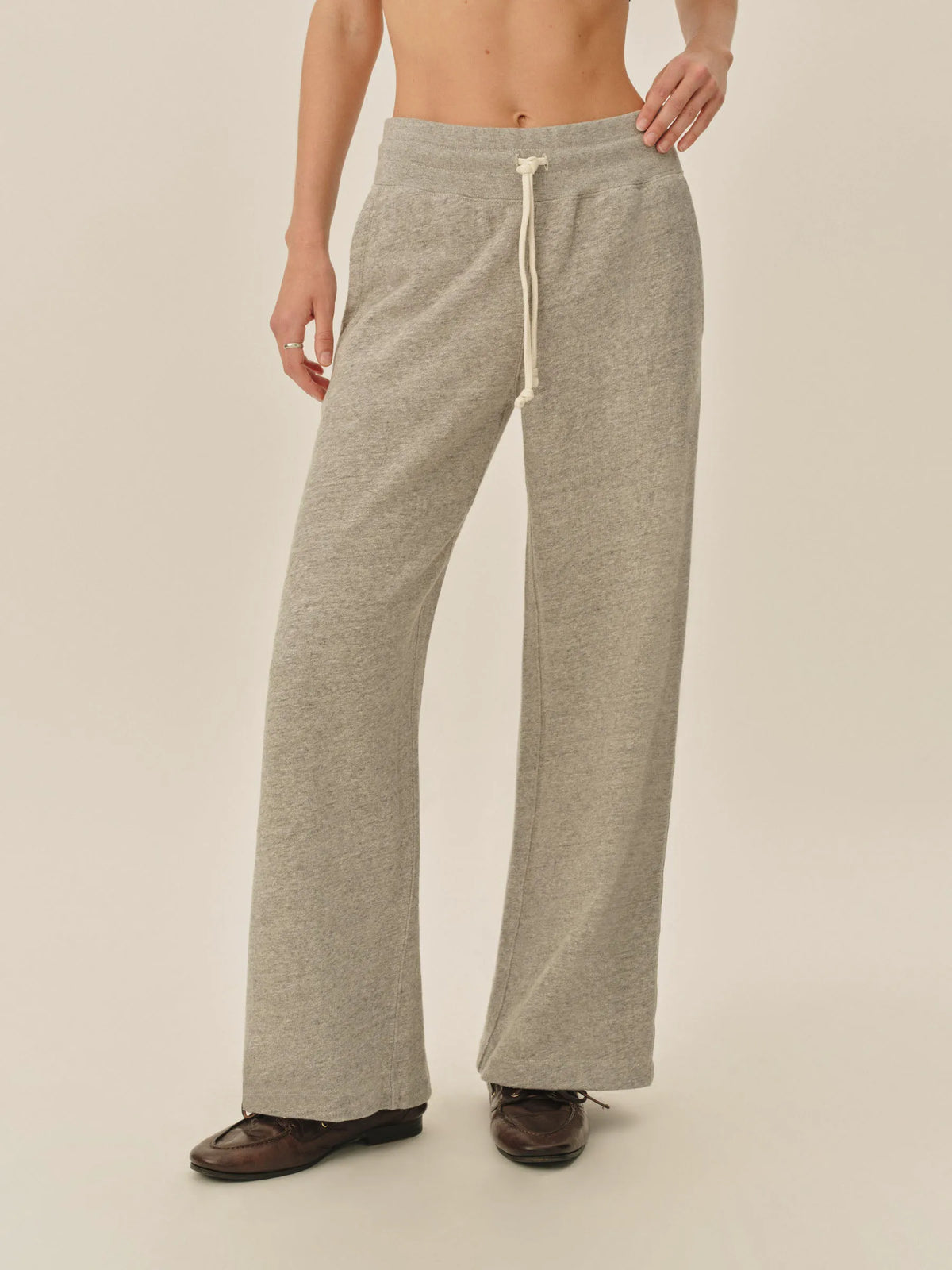 Vintage Heather Grey Vintage Interloop Wide Leg Sweatpant