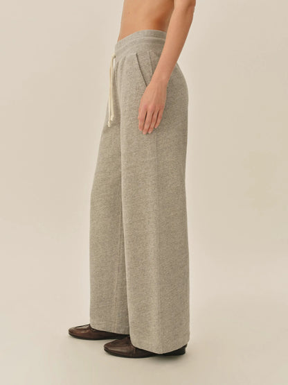 Vintage Heather Grey Vintage Interloop Wide Leg Sweatpant