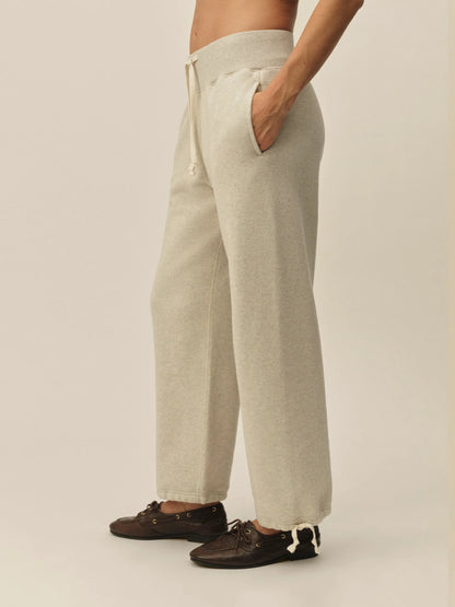 Heather Oat Featherweight Terry Sweatpant