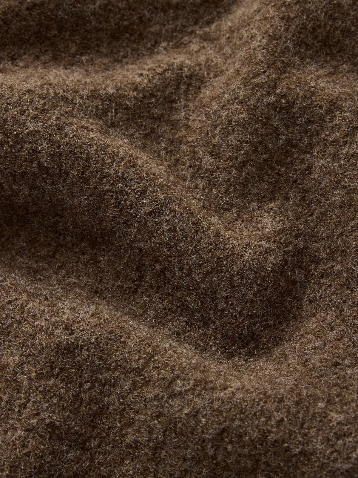 Marled Maple Felted Wool Chore Coat