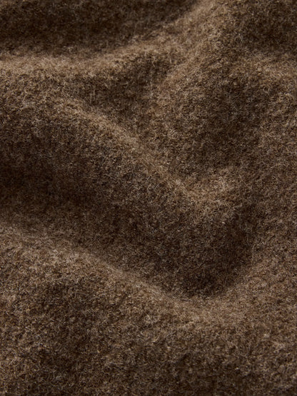 Marled Maple Felted Wool Chore Coat