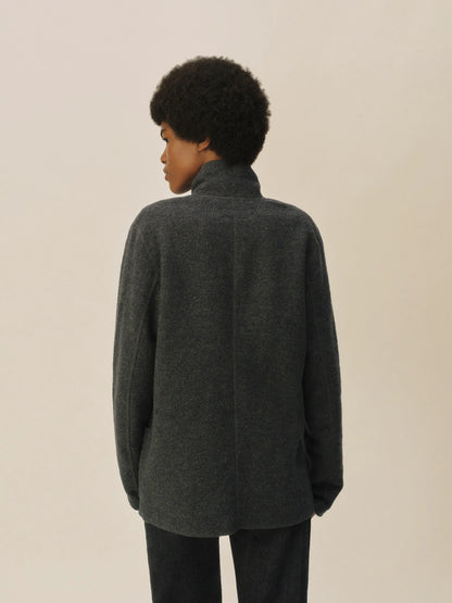 Marled Ink Felted Wool Chore Coat