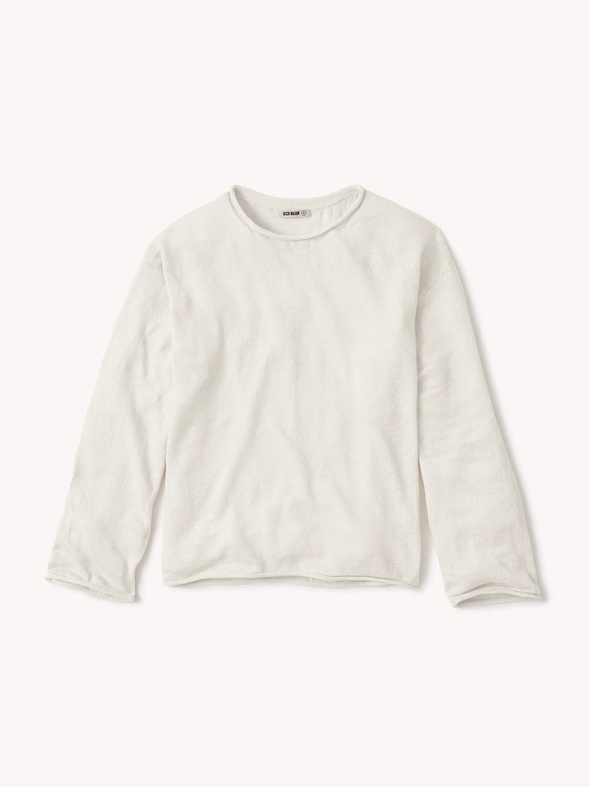 Natural Lighthouse Linen Roll Neck