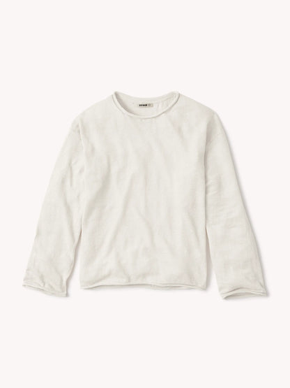 Natural Lighthouse Linen Roll Neck