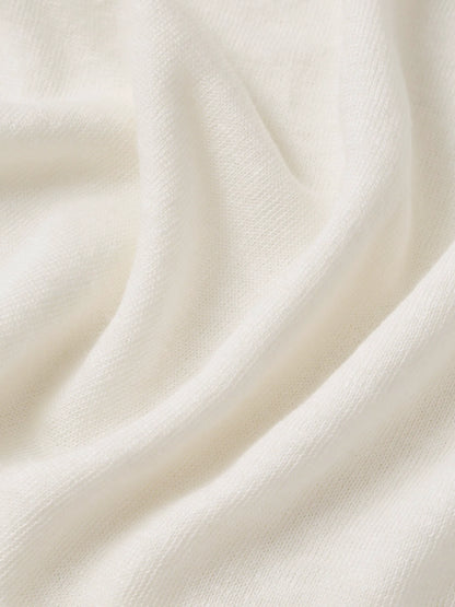 Natural Lighthouse Linen Roll Neck