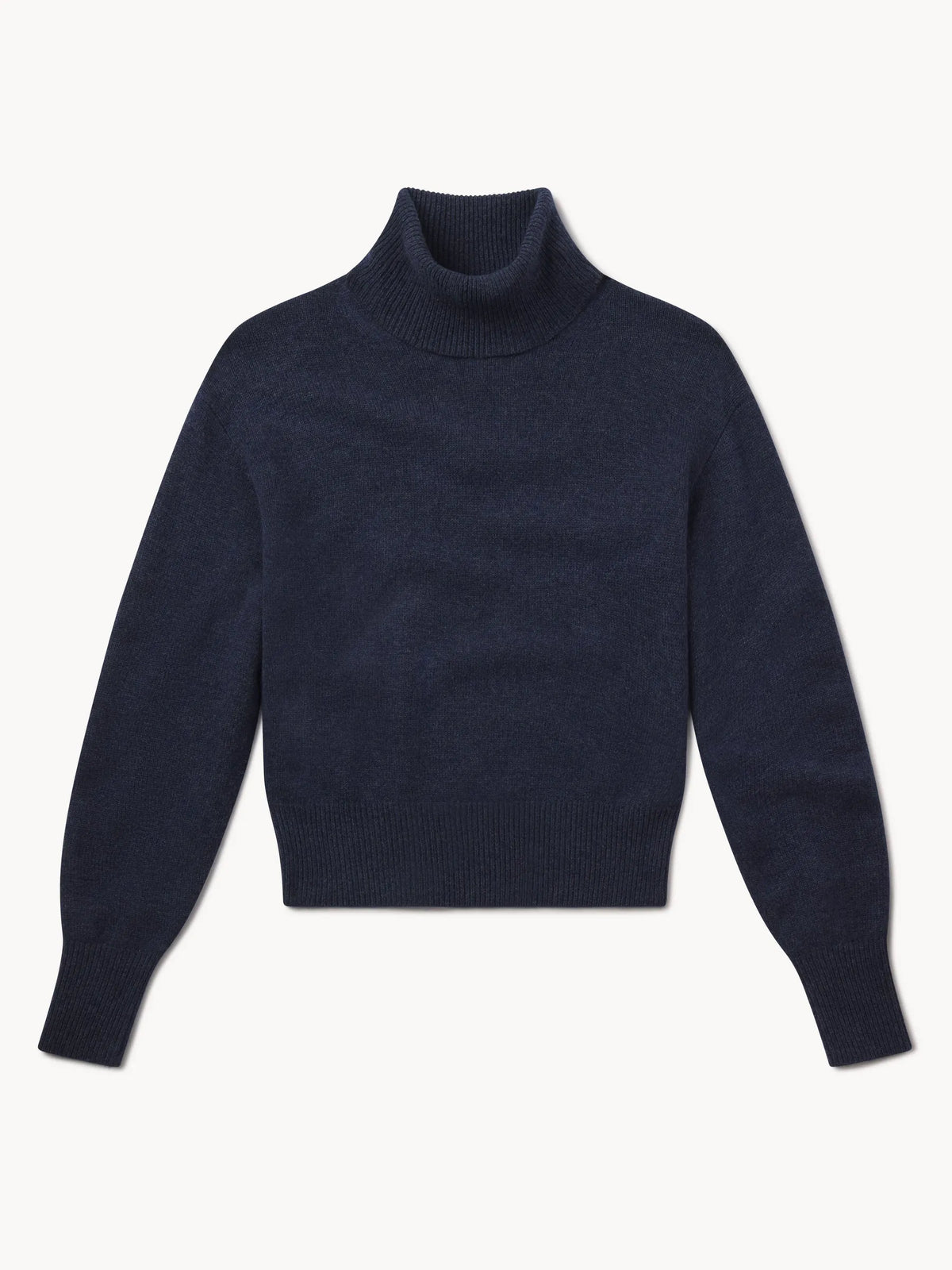 Rainstorm Heather Idyllwild Cashmere Turtleneck
