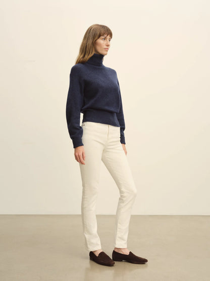 Rainstorm Heather Idyllwild Cashmere Turtleneck