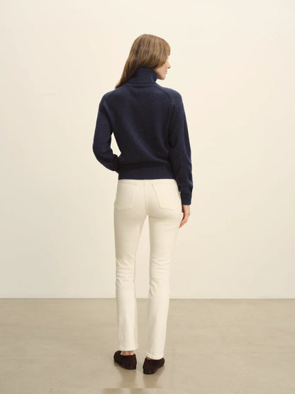 Rainstorm Heather Idyllwild Cashmere Turtleneck