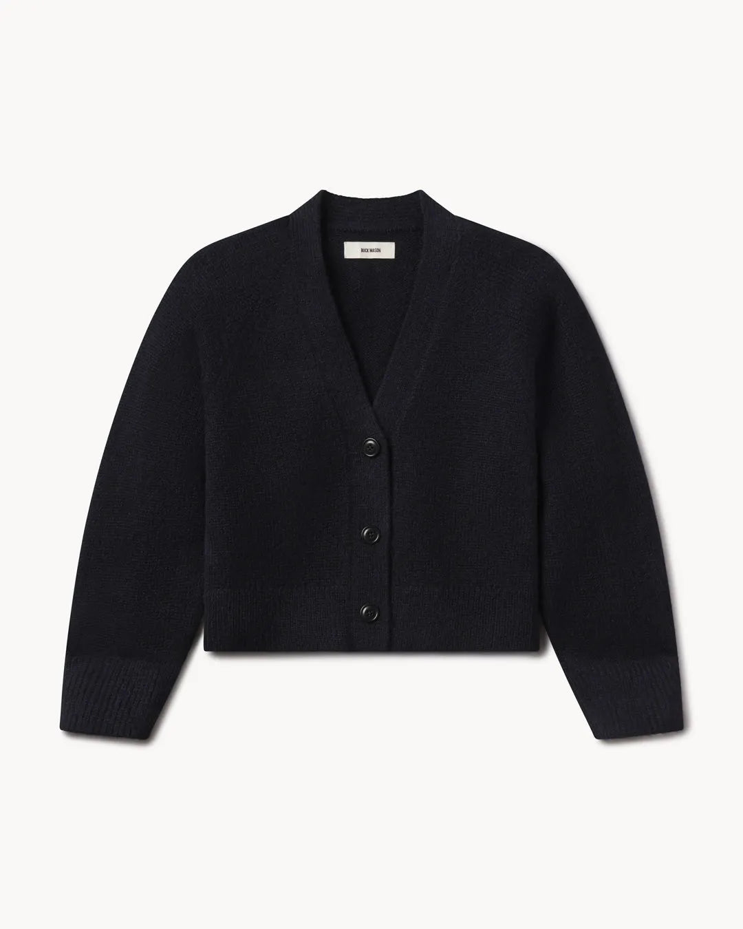 Dark Navy Highland Alpaca Boxy Cardigan
