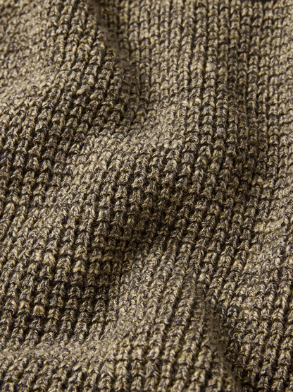 Marled Gypsum Seafarer Cotton Shrunken Crew