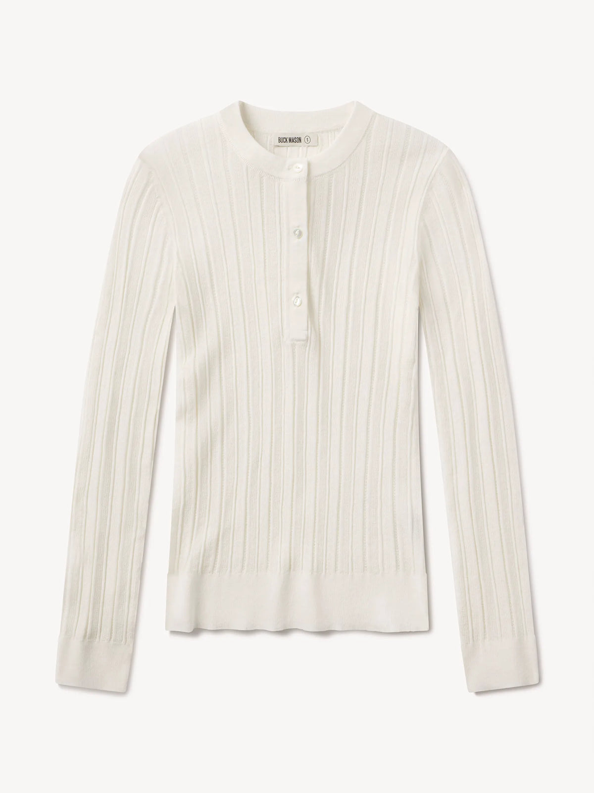 White Keepsake Pointelle Henley