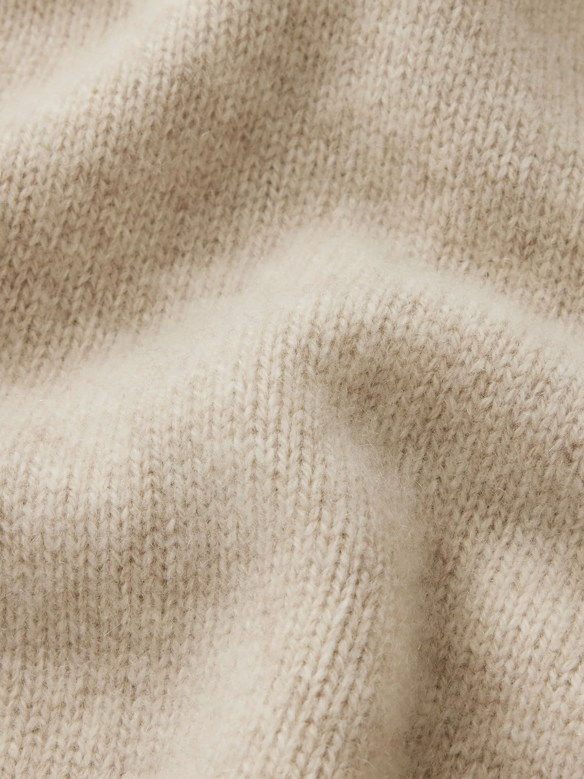 Heather Oat California Cashmere Classic Crew