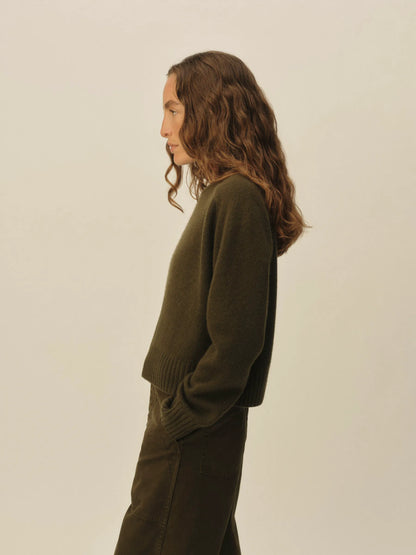 Pine California Cashmere Classic Crew