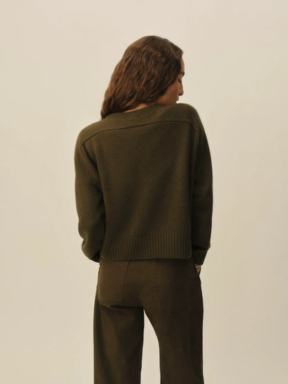 Pine California Cashmere Classic Crew