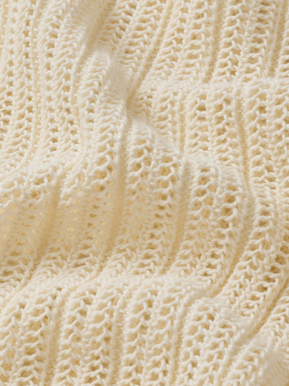 Natural Coastline Crochet Tee
