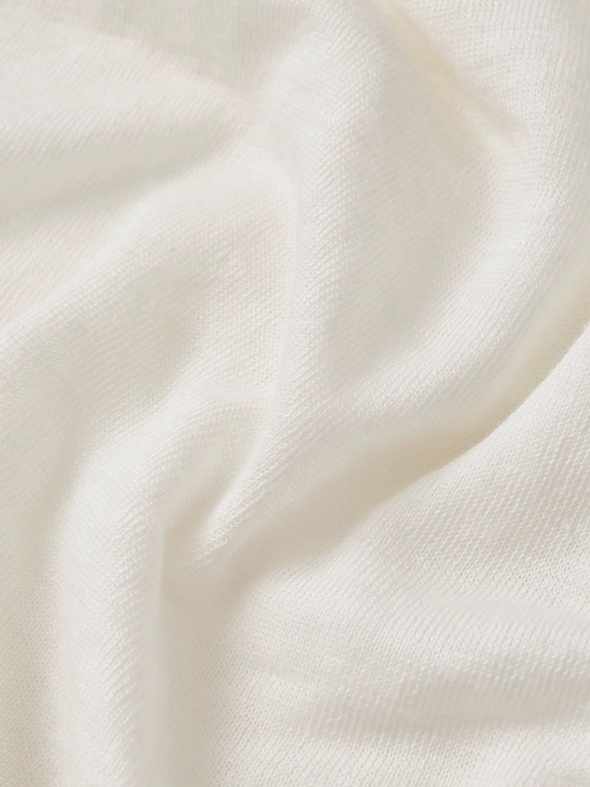 Natural Lighthouse Linen Roll Neck Tee