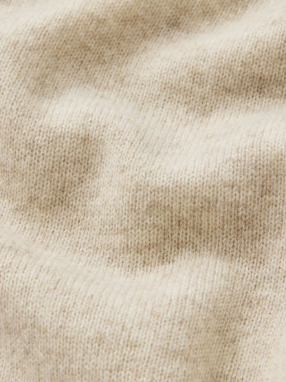 Heather Oat California Cashmere Polo
