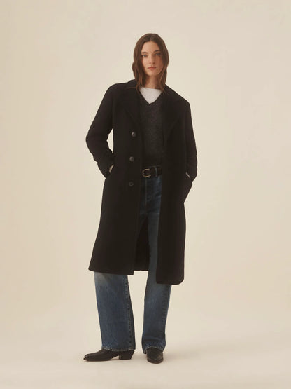 Black Rossmore Topcoat