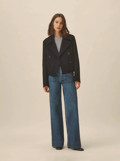 Deep Navy Presidio Peacoat