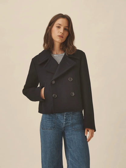 Deep Navy Presidio Peacoat