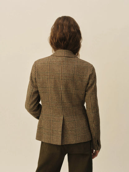 Highland Coast Glen Plaid Shrunken Graduate Blazer