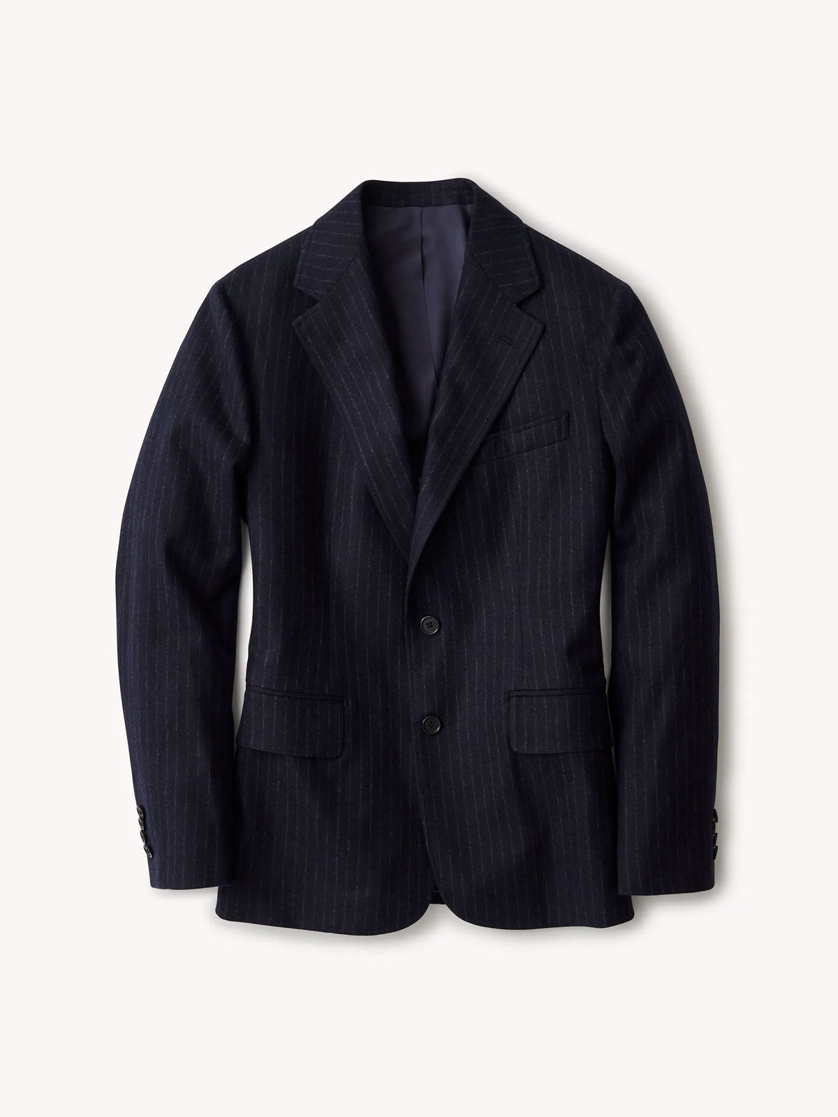 Navy Chalk Stripe Hollywood Blazer
