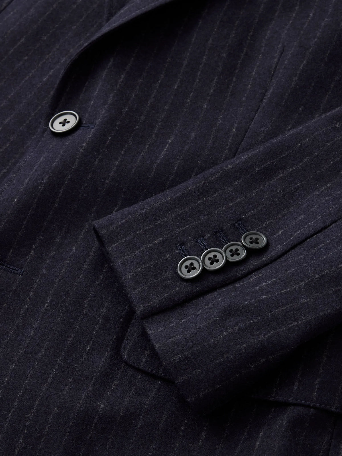 Navy Chalk Stripe Hollywood Blazer