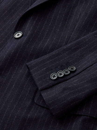 Navy Chalk Stripe Hollywood Blazer