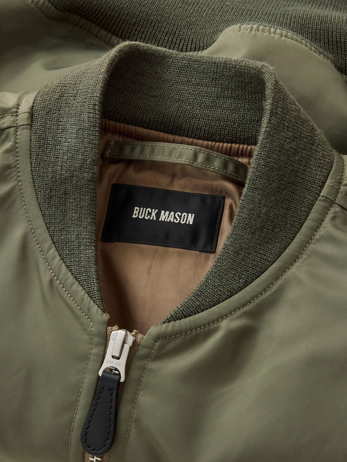 Soft Sage Cropped Flight Nylon Lz Bomber