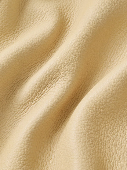 Ivory Pebbled Deerskin All Day Field Jacket