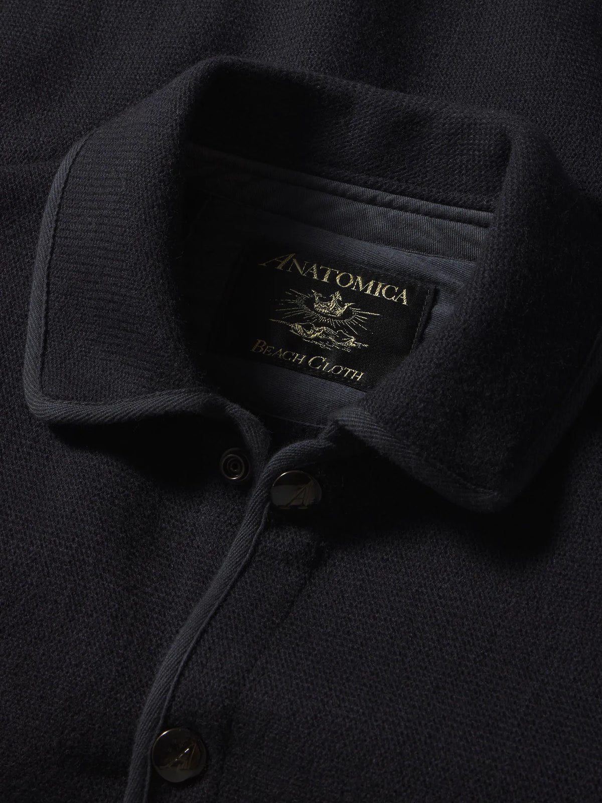 Dark Navy Anatomica Beach Cloth Jacket