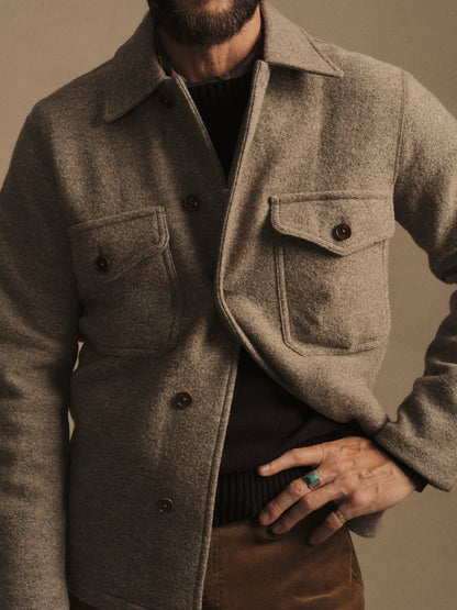 Heather Stone Felted Field Shirt