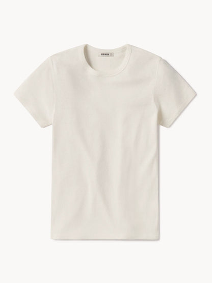 Natural Heirloom Rib S/S Tee