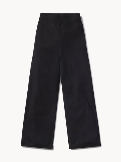 Black Surplus Rib Weekender Pant