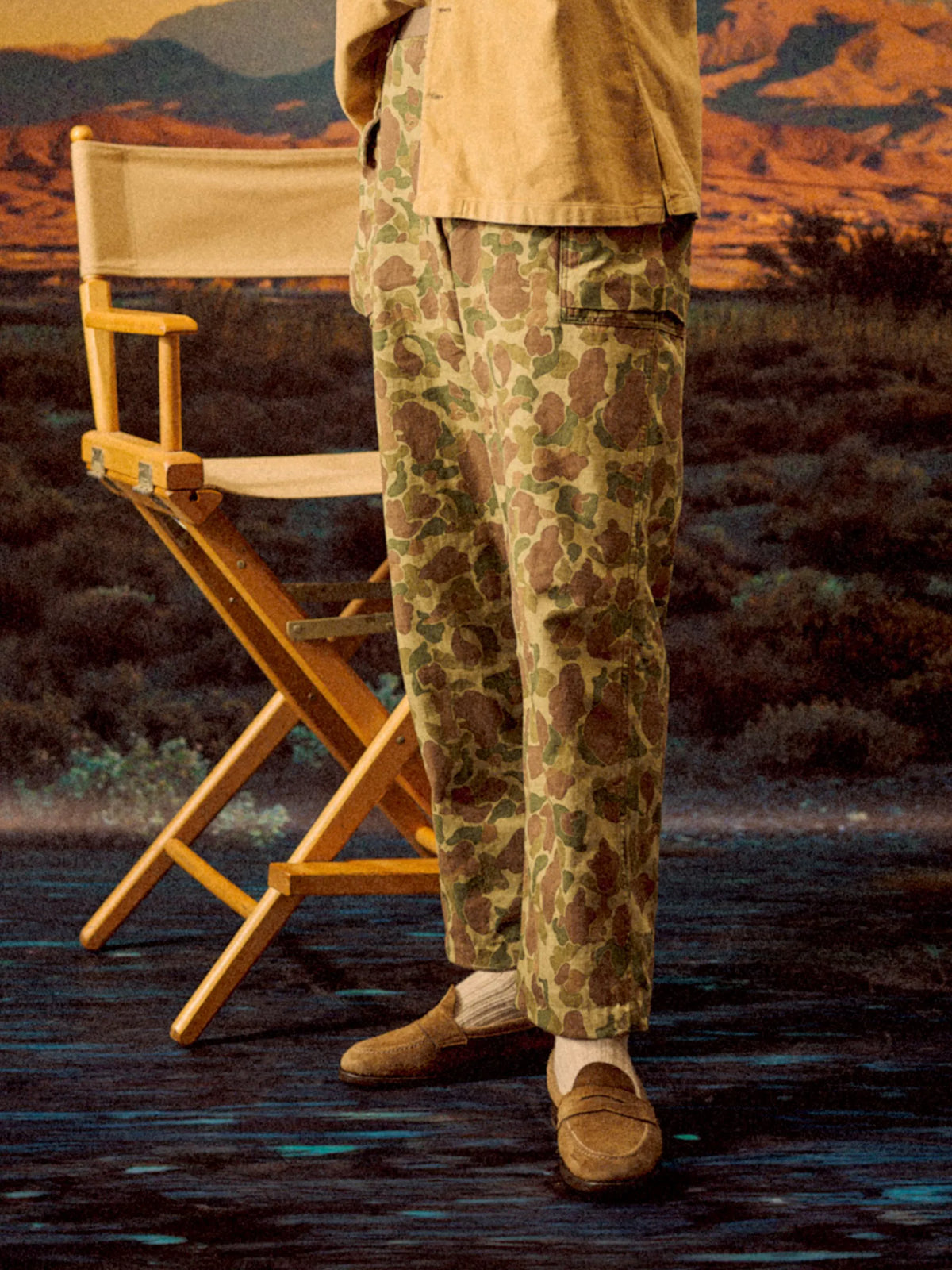 Camouflage Bryceland's X Buck Mason Cotton HBT P13's