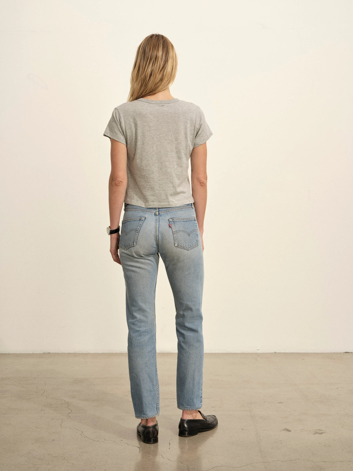 Graphite Pima Boxy Crew