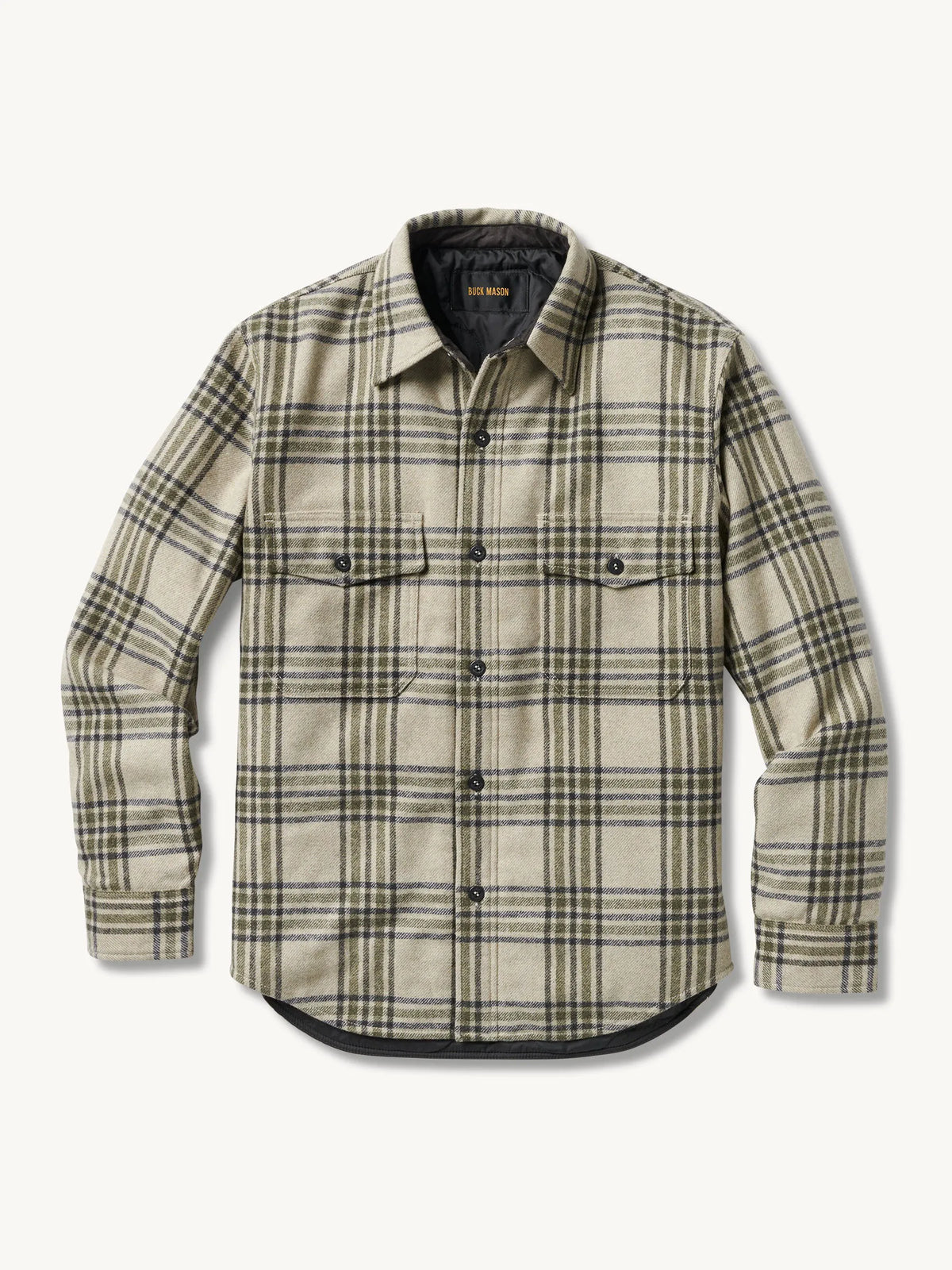 Khaki/Olive Wool Plaid CPO Jacket