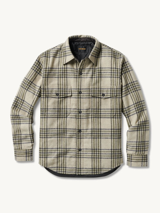 Khaki/Olive Wool Plaid CPO Jacket