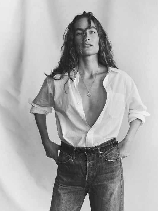 White Mainstay Cotton Shirt