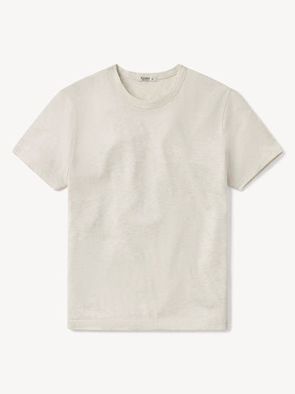 Heather Oat Pima Classic Tee