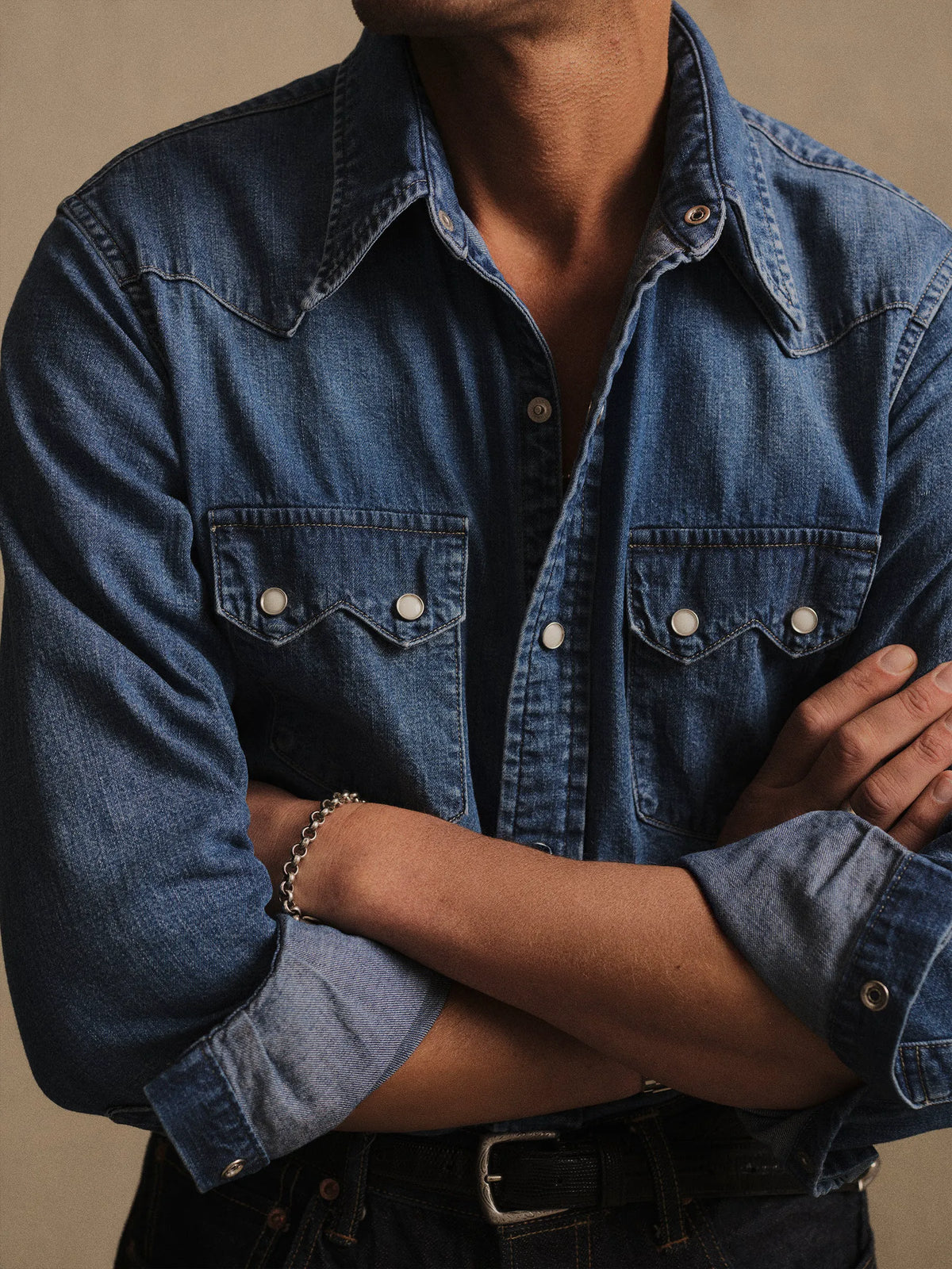 M085 Japanese Denim Sawtelle Sawtooth Western Shirt