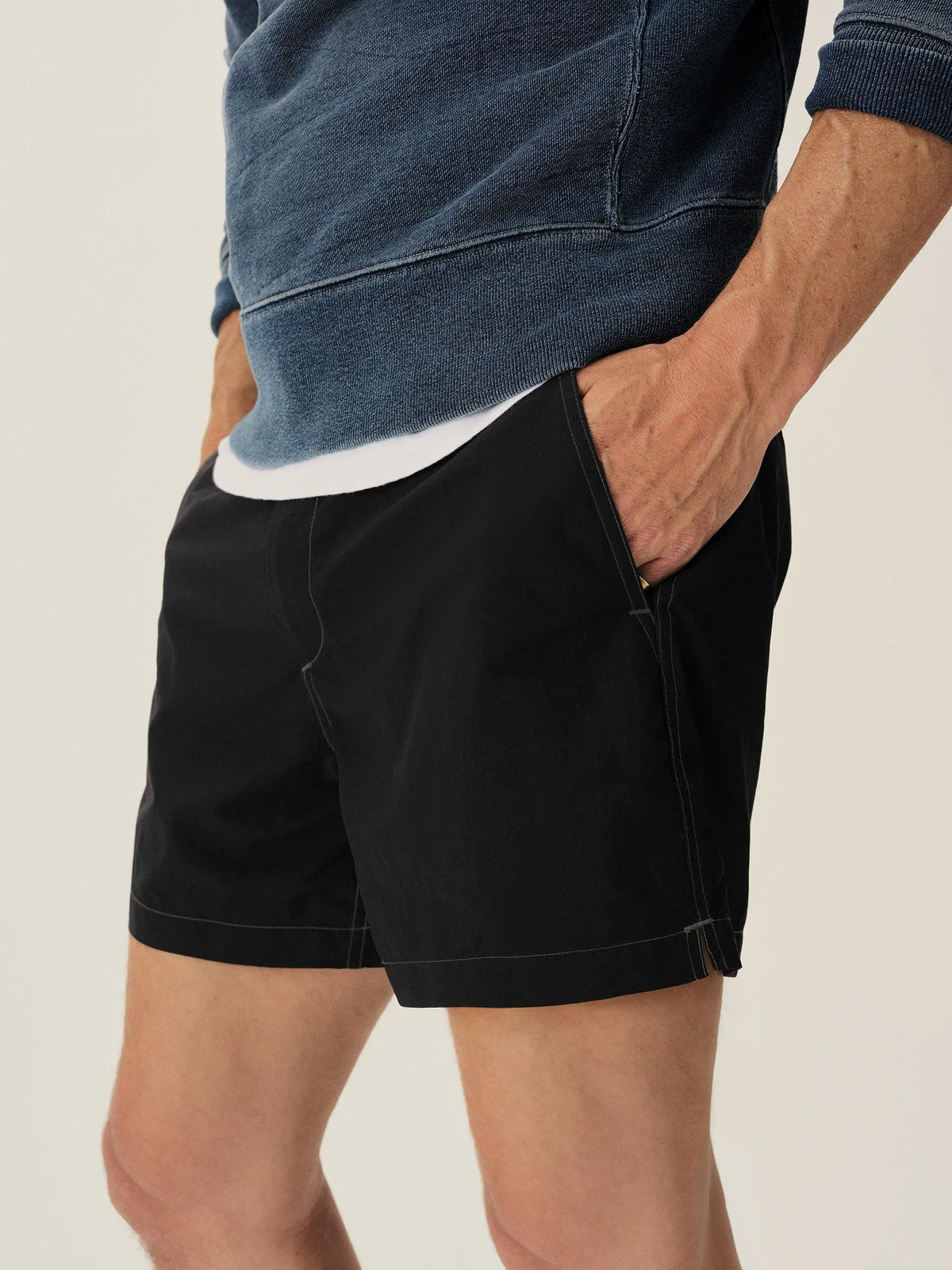 Navy 4.5" Newport Nylon Swim Short