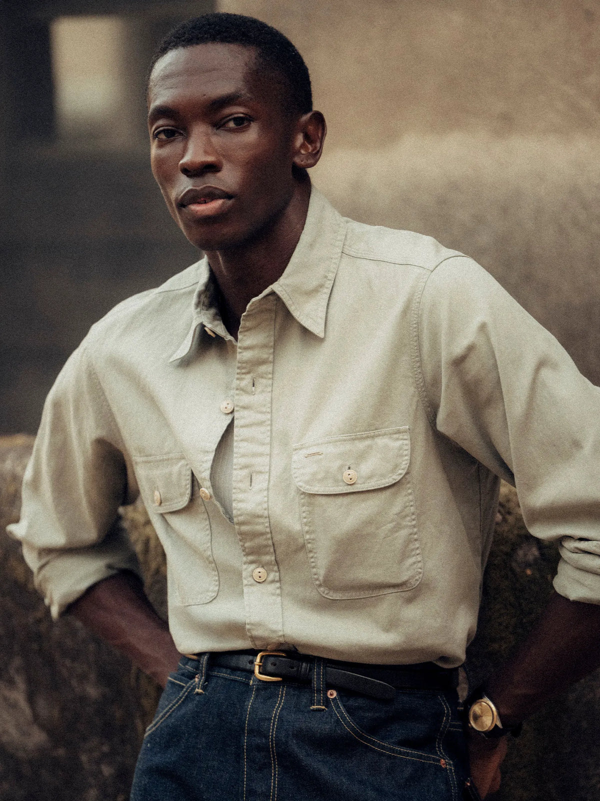 Uniform Sage Tough Twill Workshirt