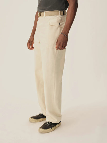 Seeded Natural Omaha Flyweight HBT P-43 Cargo Pant