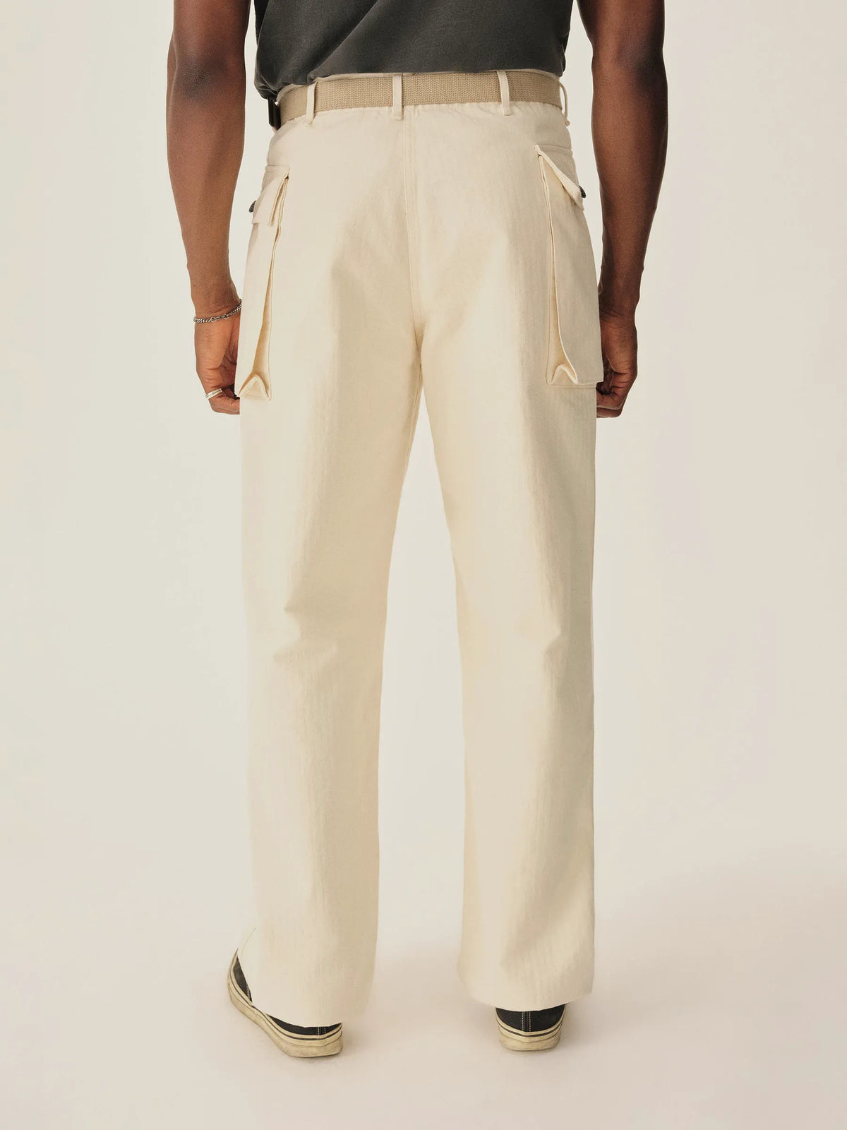 Seeded Natural Omaha Flyweight HBT P-43 Cargo Pant